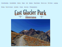 Tablet Screenshot of eastglacierpark.info